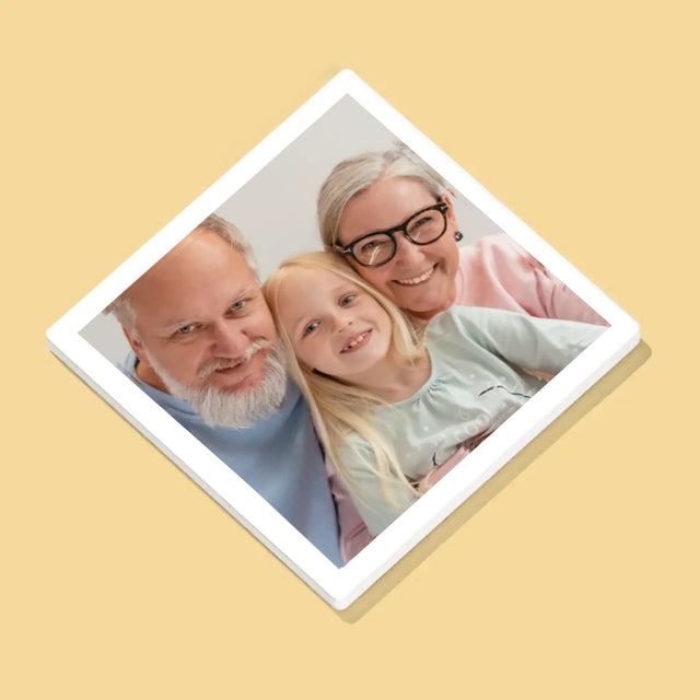 Foto Und Unterschrift: Schön, Dass Es Euch Gibt - Tassenuntersetzer