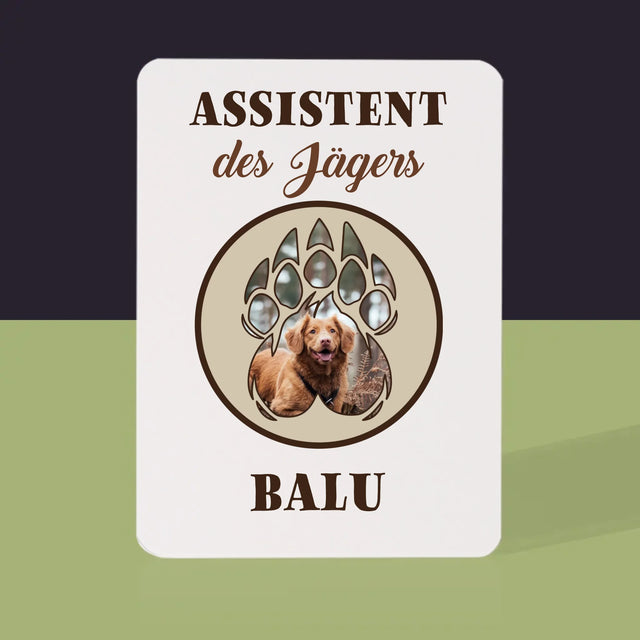 Form-Collage: Assistent Des Jägers - Spielkarten
