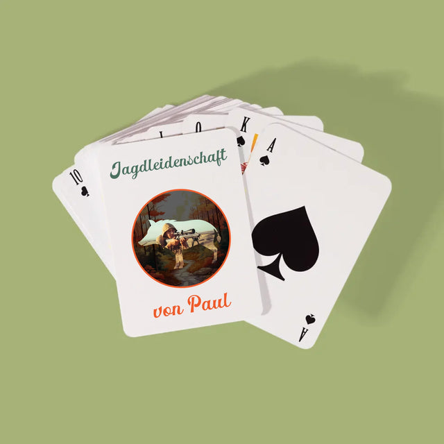 Foto Und Unterschrift: Jagdleidenschaft - Spielkarten