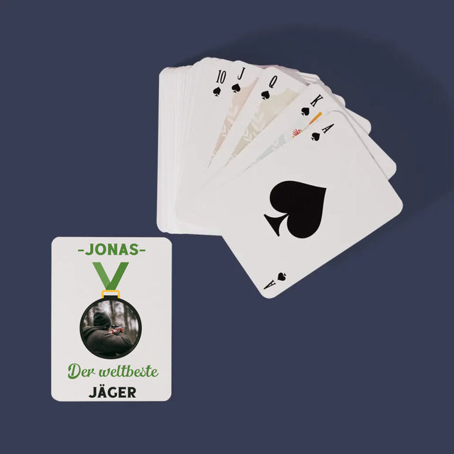 Foto Und Unterschrift: Der Weltbeste Jäger - Spielkarten
