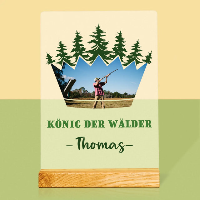 Form-Collage: König Der Wälder - Druck Auf Acrylglas
