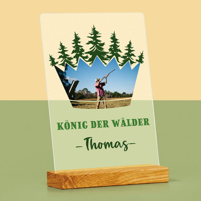 Form-Collage: König Der Wälder - Druck Auf Acrylglas
