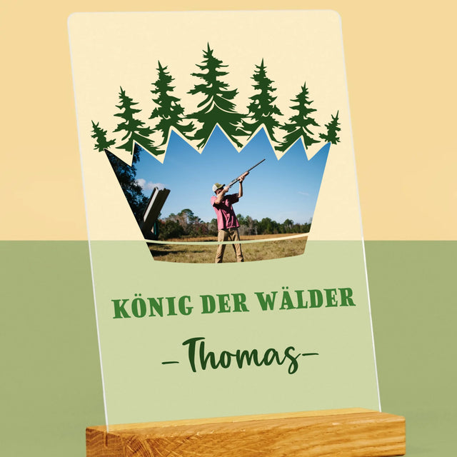 Form-Collage: König Der Wälder - Druck Auf Acrylglas