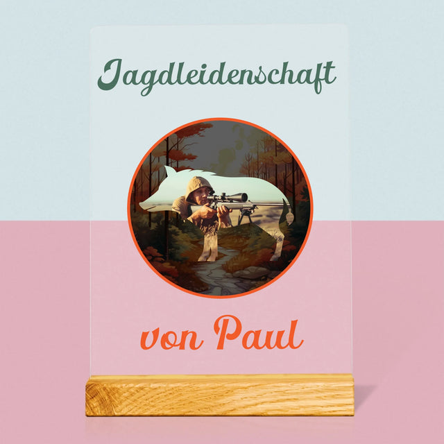 Foto Und Unterschrift: Jagdleidenschaft - Druck Auf Acrylglas