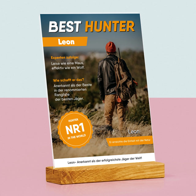 Magazin-Cover: Best Hunter - Druck Auf Acrylglas