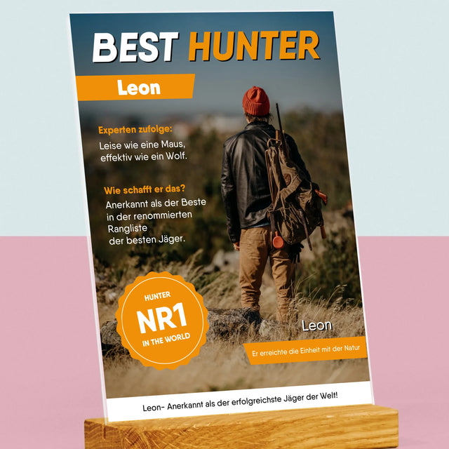 Magazin-Cover: Best Hunter - Druck Auf Acrylglas