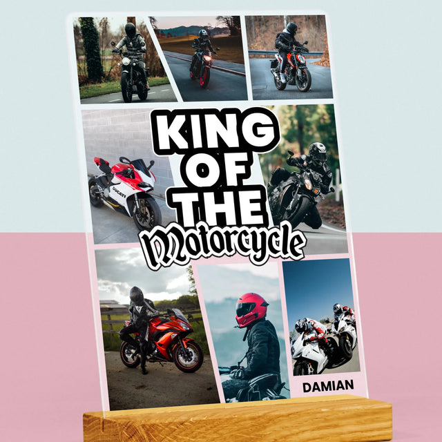 Fotocollage: King Of The Motorcycle - Druck Auf Acrylglas