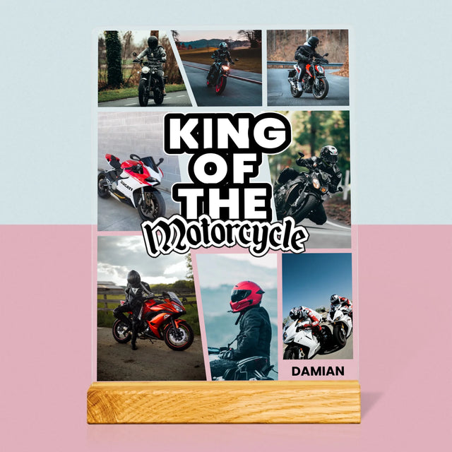 Fotocollage: King Of The Motorcycle - Druck Auf Acrylglas