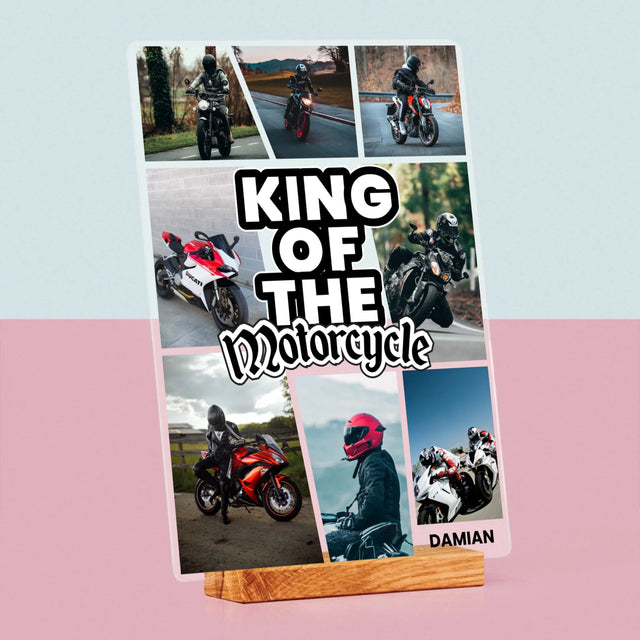 Fotocollage: King Of The Motorcycle - Druck Auf Acrylglas