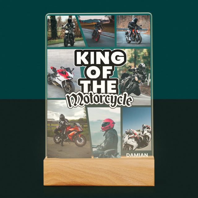 Fotocollage: King Of The Motorcycle - Druck Auf Acrylglas