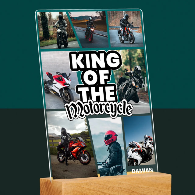 Fotocollage: King Of The Motorcycle - Druck Auf Acrylglas