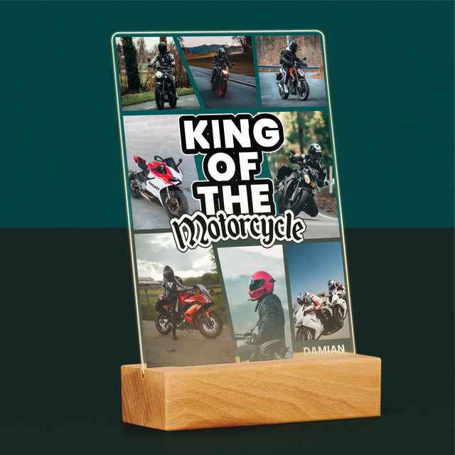 Fotocollage: King Of The Motorcycle - Druck Auf Acrylglas