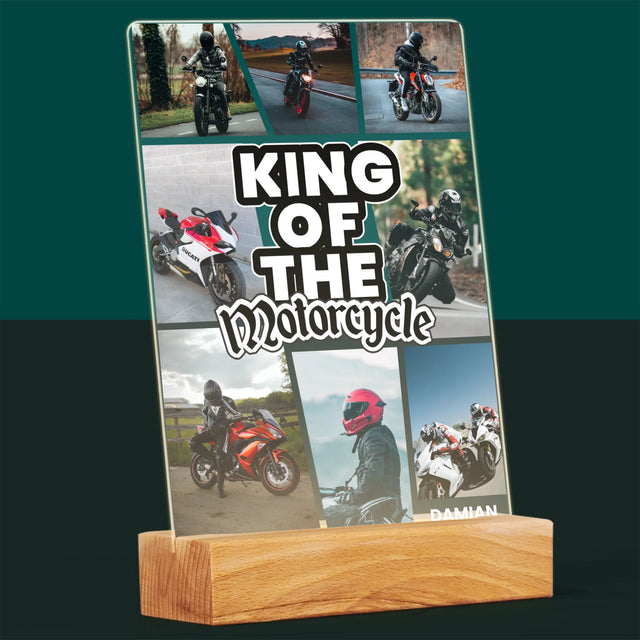 Fotocollage: King Of The Motorcycle - Druck Auf Acrylglas