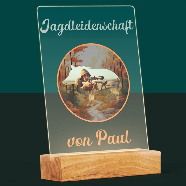 Foto Und Unterschrift: Jagdleidenschaft - Druck Auf Acrylglas