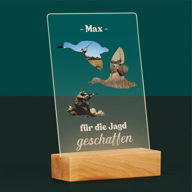 Form-Collage: Für Die Jagd Geschaffen - Druck Auf Acrylglas