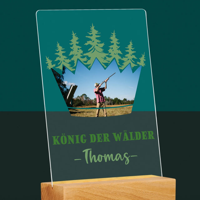 Form-Collage: König Der Wälder - Druck Auf Acrylglas