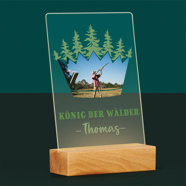 Form-Collage: König Der Wälder - Druck Auf Acrylglas
