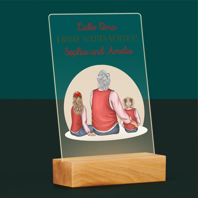 Avatar Creator: Frohe Weihnachten, Oma! - Druck Auf Acrylglas