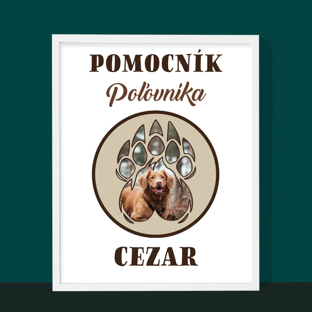 Kształt Ze Zdjęć: Pomocnik Myśliwego - Wydruk Obramowany | SK