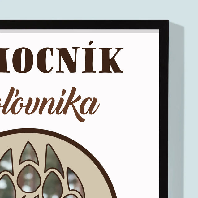 Kształt Ze Zdjęć: Pomocnik Myśliwego - Wydruk Obramowany | SK