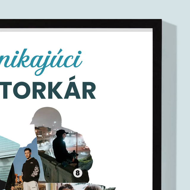 Kształt Ze Zdjęć: Wyborny Motocyklista - Wydruk Obramowany | SK