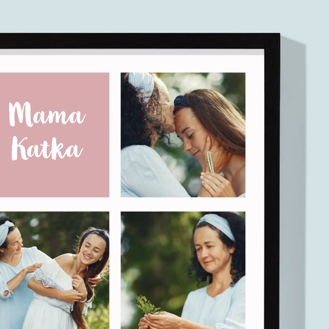 Fotokolaż: Cechy Mamy - Wydruk Obramowany | SK