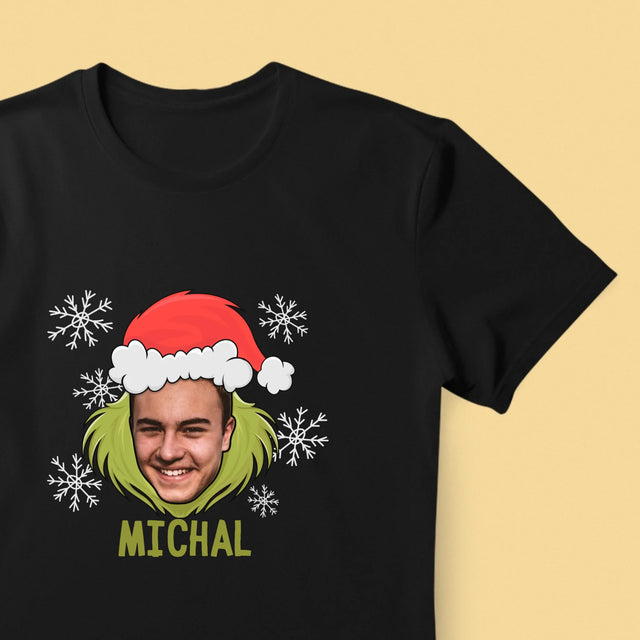 Twoja Postać: Grinch - Koszulka Męska z Nadrukiem | SK