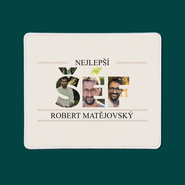 Słowo Ze Zdjęć: Najlepszy Szef 2 - Podkładka Pod Myszkę | CZ