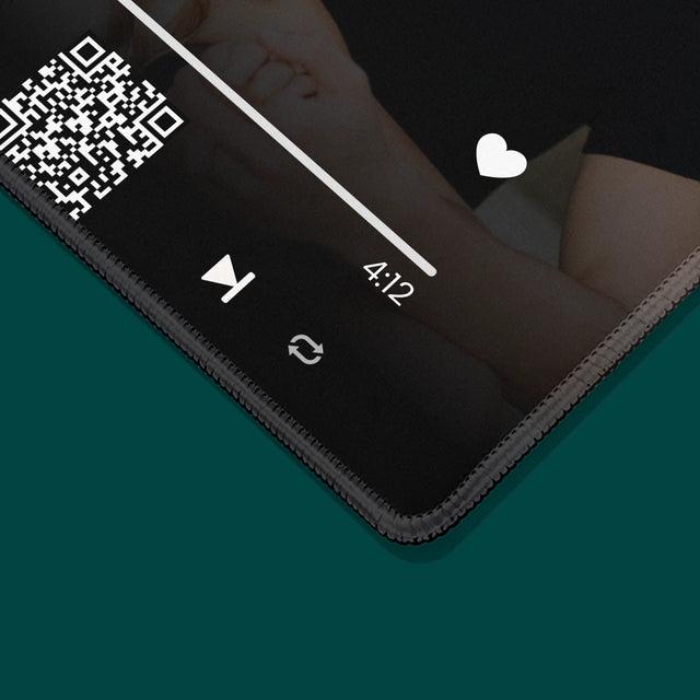 Zdjęcie i Podpis: Wasza Piosenka Kod Qr - Podkładka Pod Myszkę | CZ