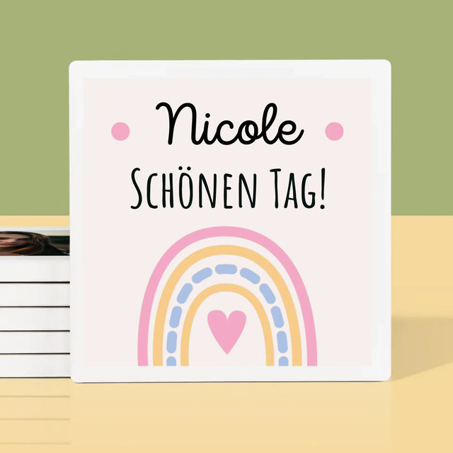 Fotocollage: Schönen Tag! - Tassenuntersetzer