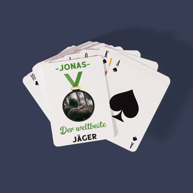 Foto Und Unterschrift: Der Weltbeste Jäger - Spielkarten