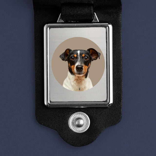 Foto: Dein Hund – Leder-Schlüsselanhänger mit Foto | SK