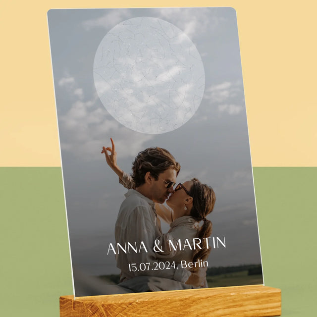 Sternkarte: Hochzeit - Druck Auf Acrylglas