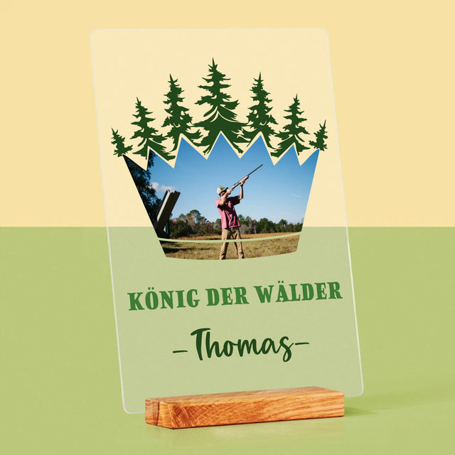 Form-Collage: König Der Wälder - Druck Auf Acrylglas