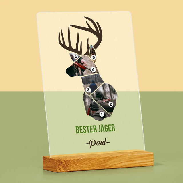 Form-Collage: Bester Jäger - Druck Auf Acrylglas