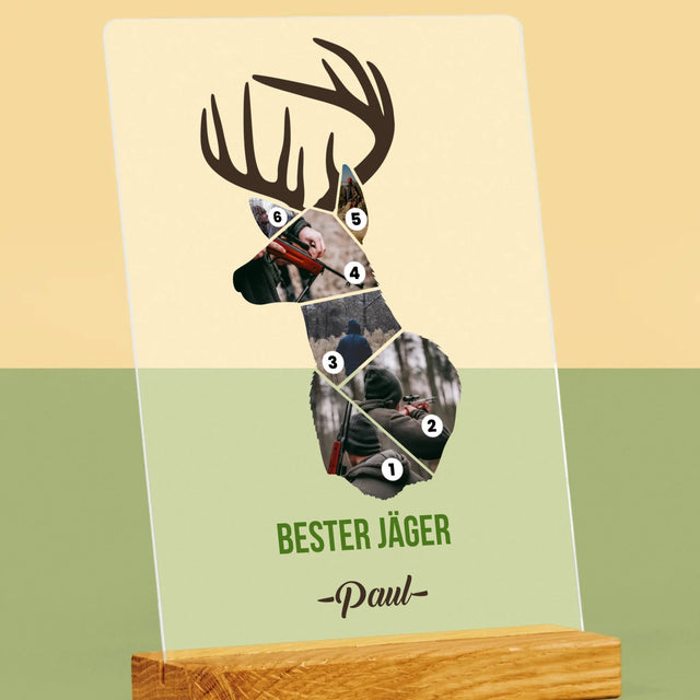 Form-Collage: Bester Jäger - Druck Auf Acrylglas
