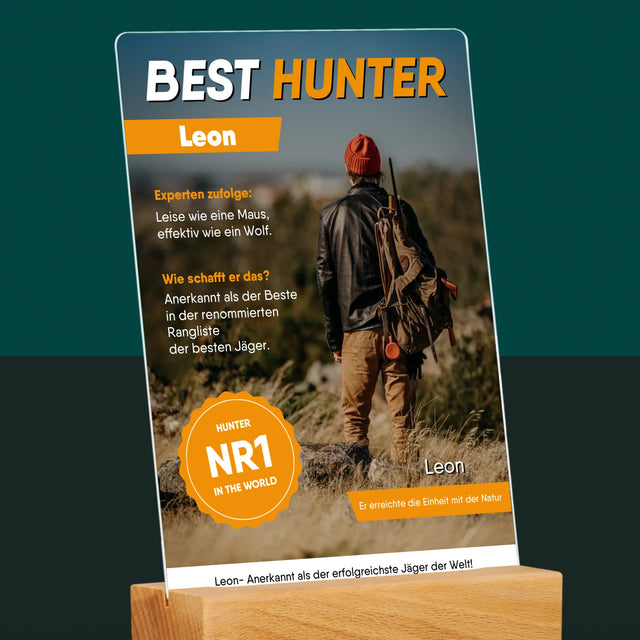 Magazin-Cover: Best Hunter - Druck Auf Acrylglas