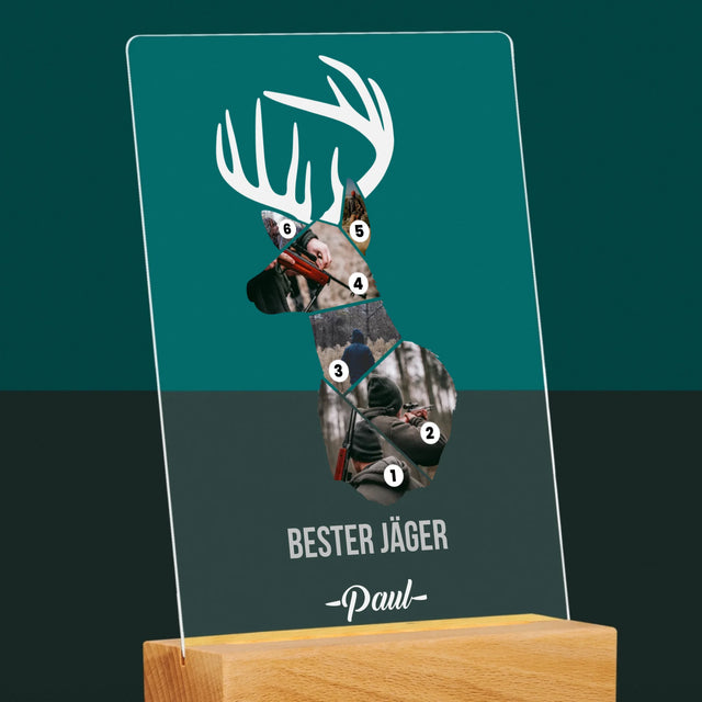 Form-Collage: Bester Jäger - Druck Auf Acrylglas