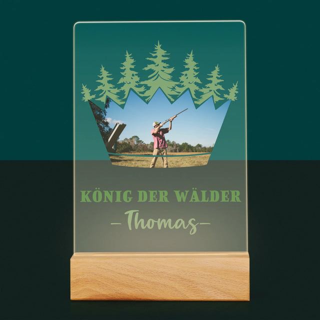 Form-Collage: König Der Wälder - Druck Auf Acrylglas