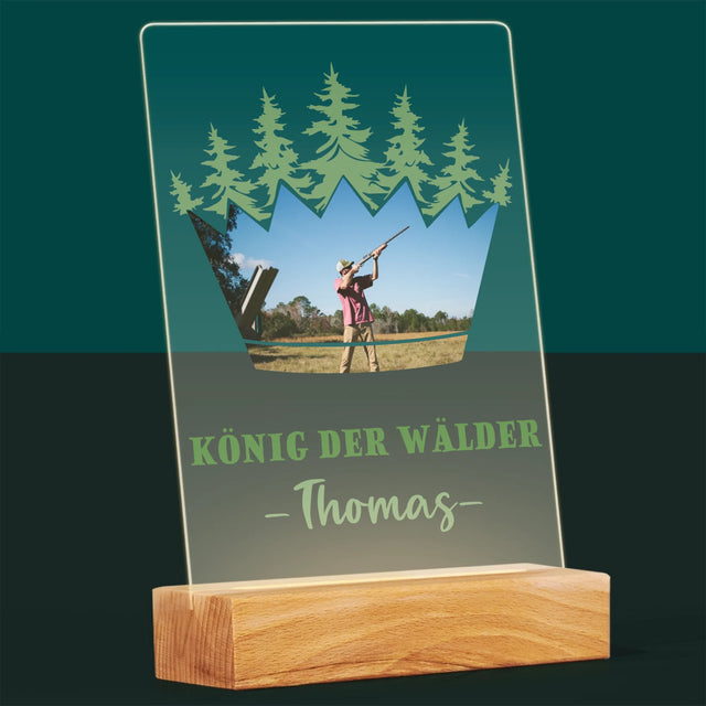 Form-Collage: König Der Wälder - Druck Auf Acrylglas