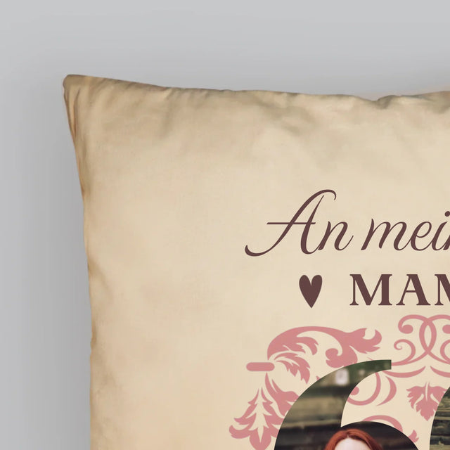 Buchstaben-Collage: An Meine Liebe Mama Zum 60. Geburtstag - Kissen