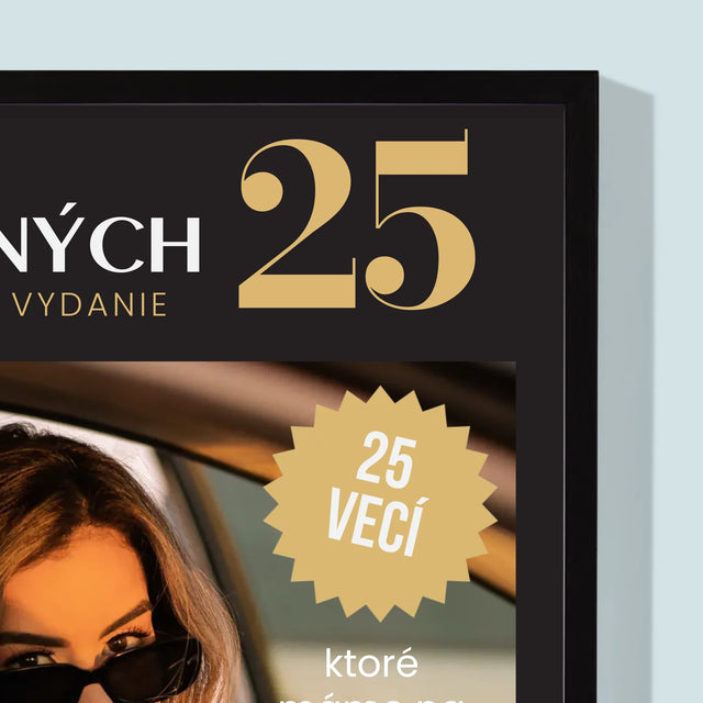Okładka Magazynu: Szczęśliwa 25 - Wydruk Obramowany | SK