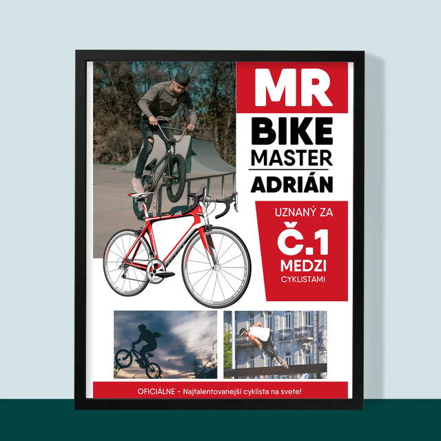 Okładka Magazynu: Mr Bike Master - Wydruk Obramowany | SK