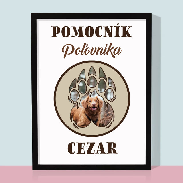 Kształt Ze Zdjęć: Pomocnik Myśliwego - Wydruk Obramowany | SK