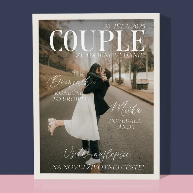 Okładka Magazynu: Couple - Wydruk Obramowany | SK